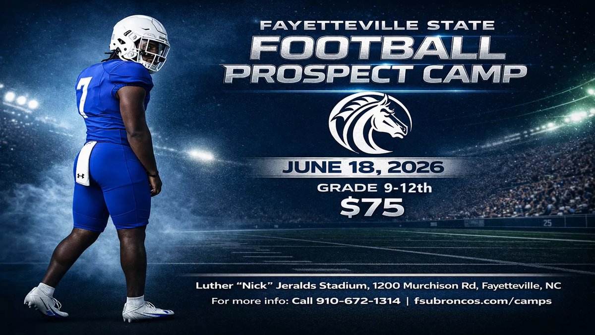 Fayetteville State Football tweet media