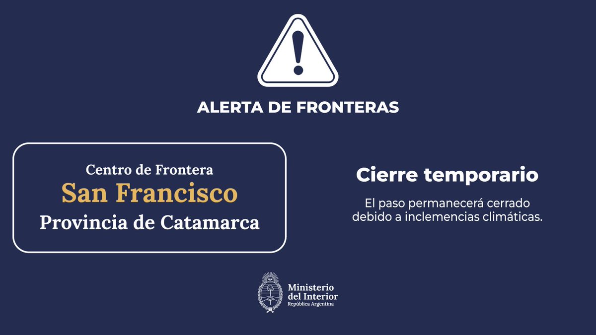 Ministerio del Interior tweet media
