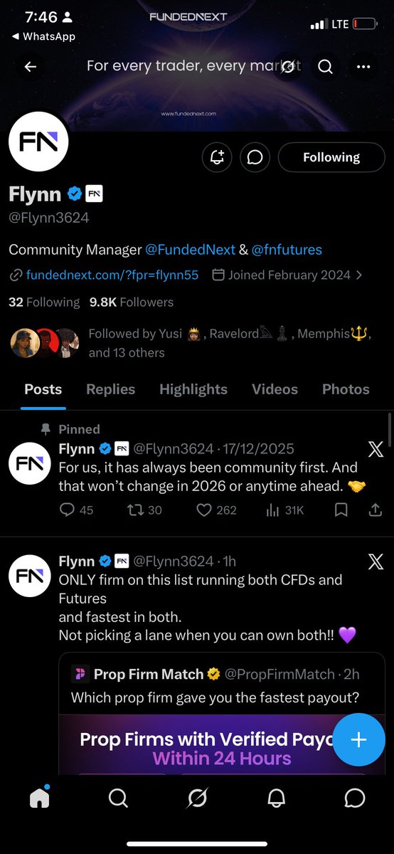She_tradesFX's tweet photo. @PropTradingHQ @FundedNext @fnfutures @Aeroonfx @Flynn3624 I like the fact that FUNDEDNEXT is a balance based prop account and also the fact that they don’t allow weekend holding on funding accounts. That alone has saved a lot of accounts from blowing due to weekend gaps. 

PROP TRADE HUB gives prop account opportunities to traders. https://t.co/4ZxGs3Pvap