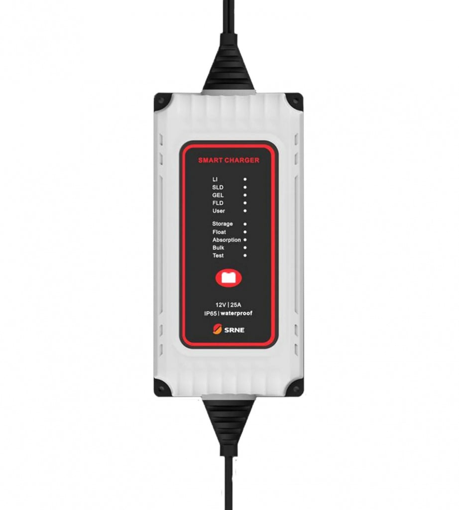 SkyEnergi's tweet image. Charge smarter, not harder! 🔋 The SRNE 12V 25A Intelligent Charger delivers fast, safe charging for lithium, AGM, GEL, and lead-acid batteries. Perfect fit for your caravan or marine adventures! Just £128.00! Buy now: shortlink.store/fs3ffrgnp1mx #Chargers #BatteryCare