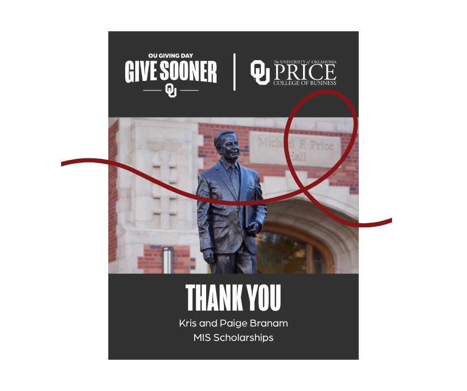Price College of Business tweet media
