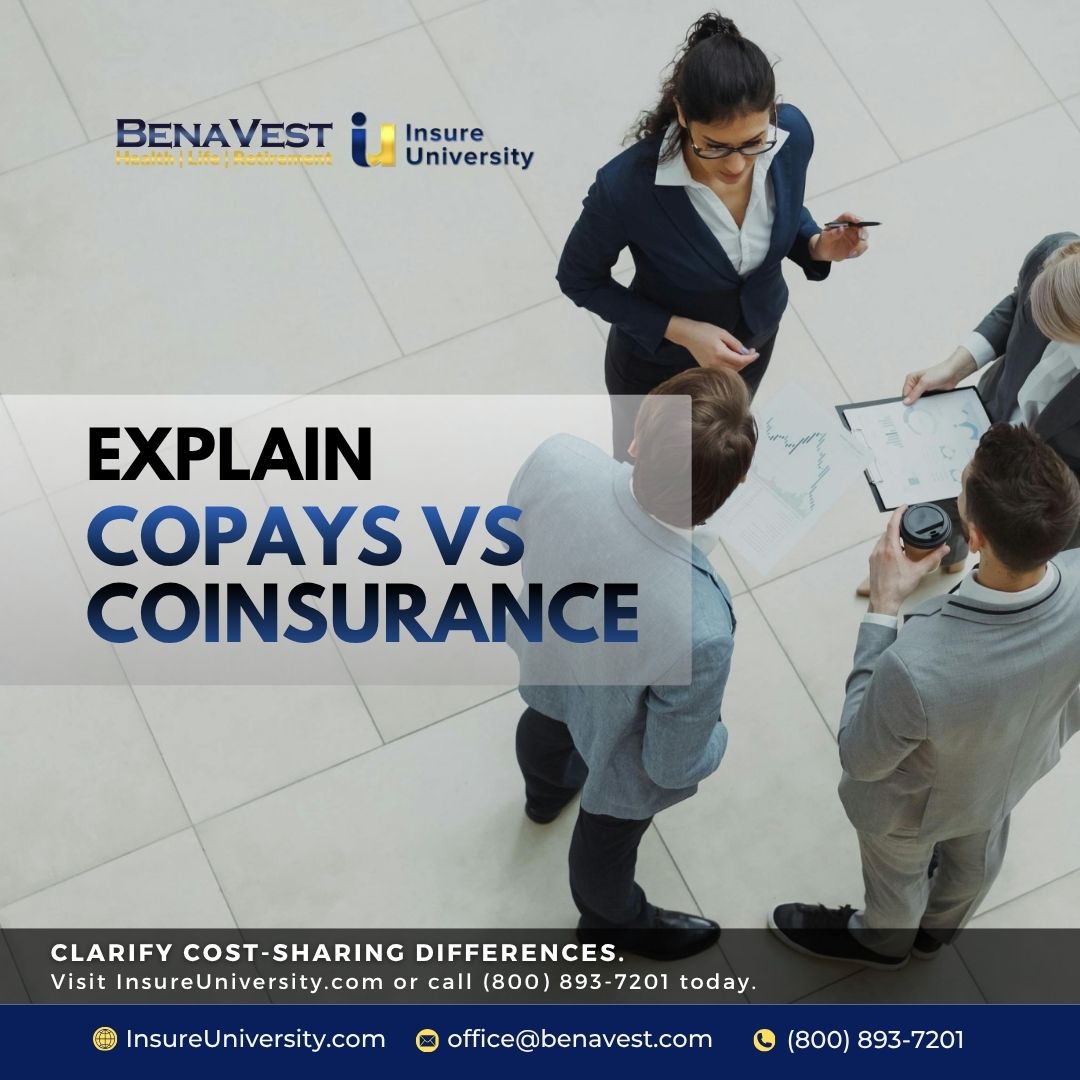 InsureUni's tweet image. Copays are fixed costs, while coinsurance is a percentage of services. Explaining both helps clients understand how they’ll pay for care.

👉 Explore resources: zurl.co/H2Ycg 

#ACAAgents #InsuranceAgents