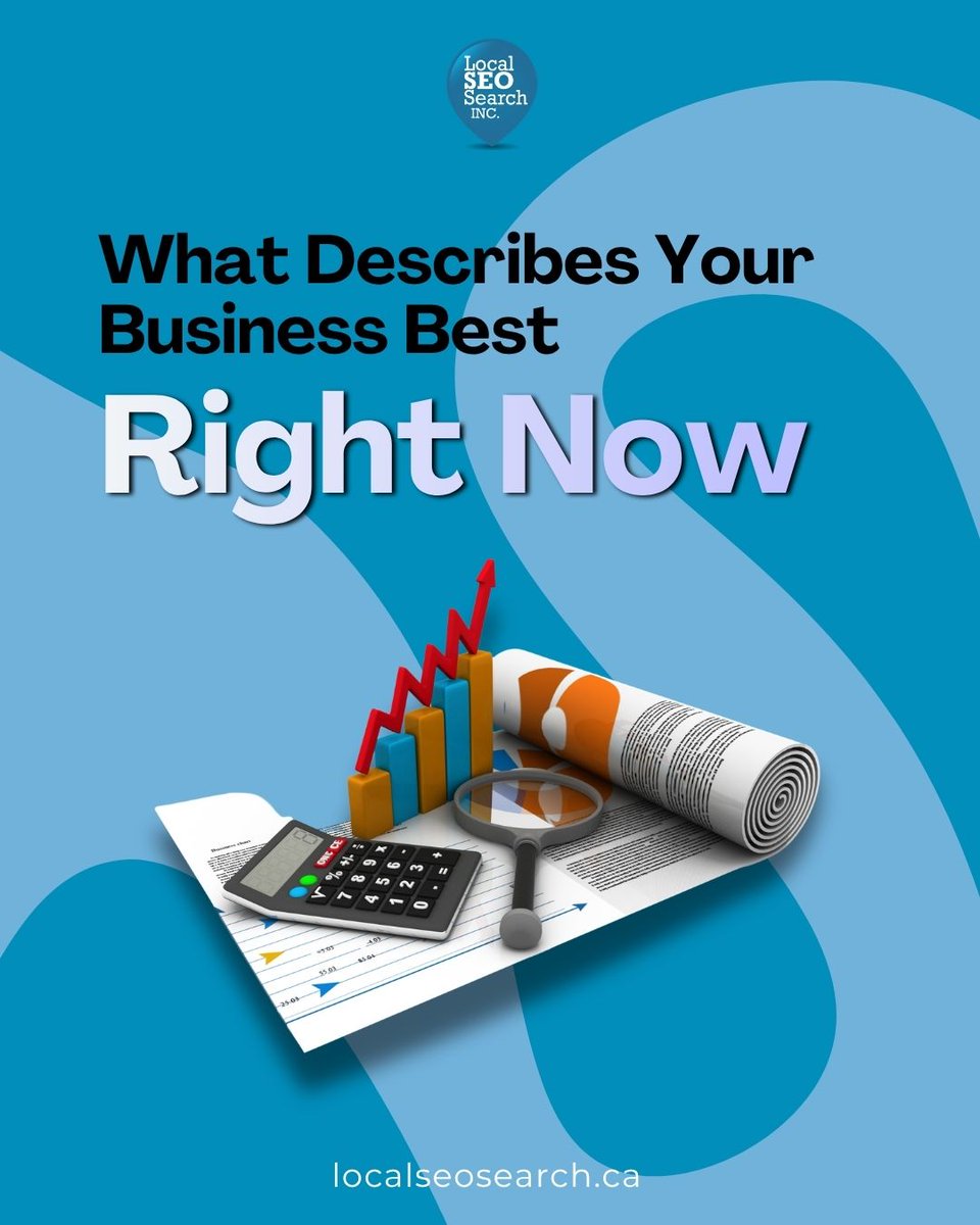 LocalSEO_Search's tweet image. If you had to describe your business in one word today, what would it be?

Clear
Growing
Busy
Changing

Drop your answer below.
Learn more: localseosearch.ca

#EngagementPost #BusinessIdentity #BrandThinking