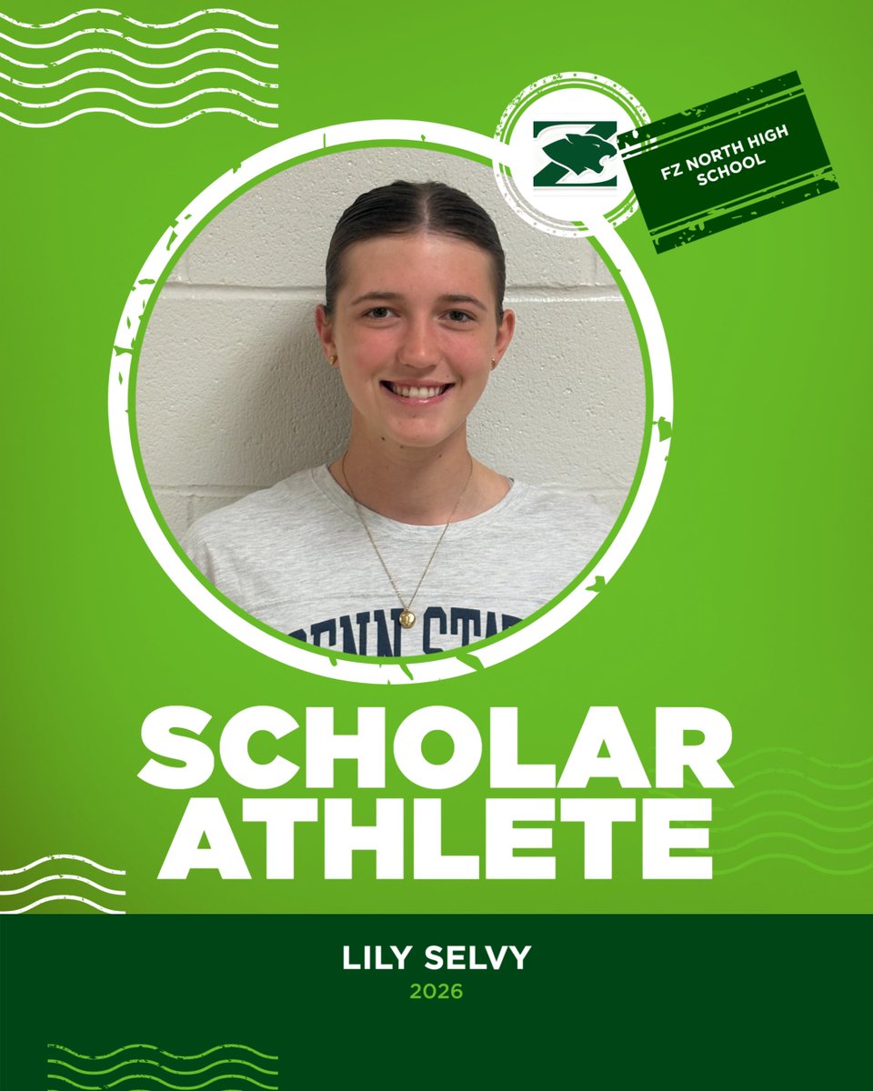 fznactivities's tweet image. Congratulations to this year's Scholar-Athlete - Lily Selvy! Lily will attend Penn State next fall where she will play soccer for the Nittany Lions!