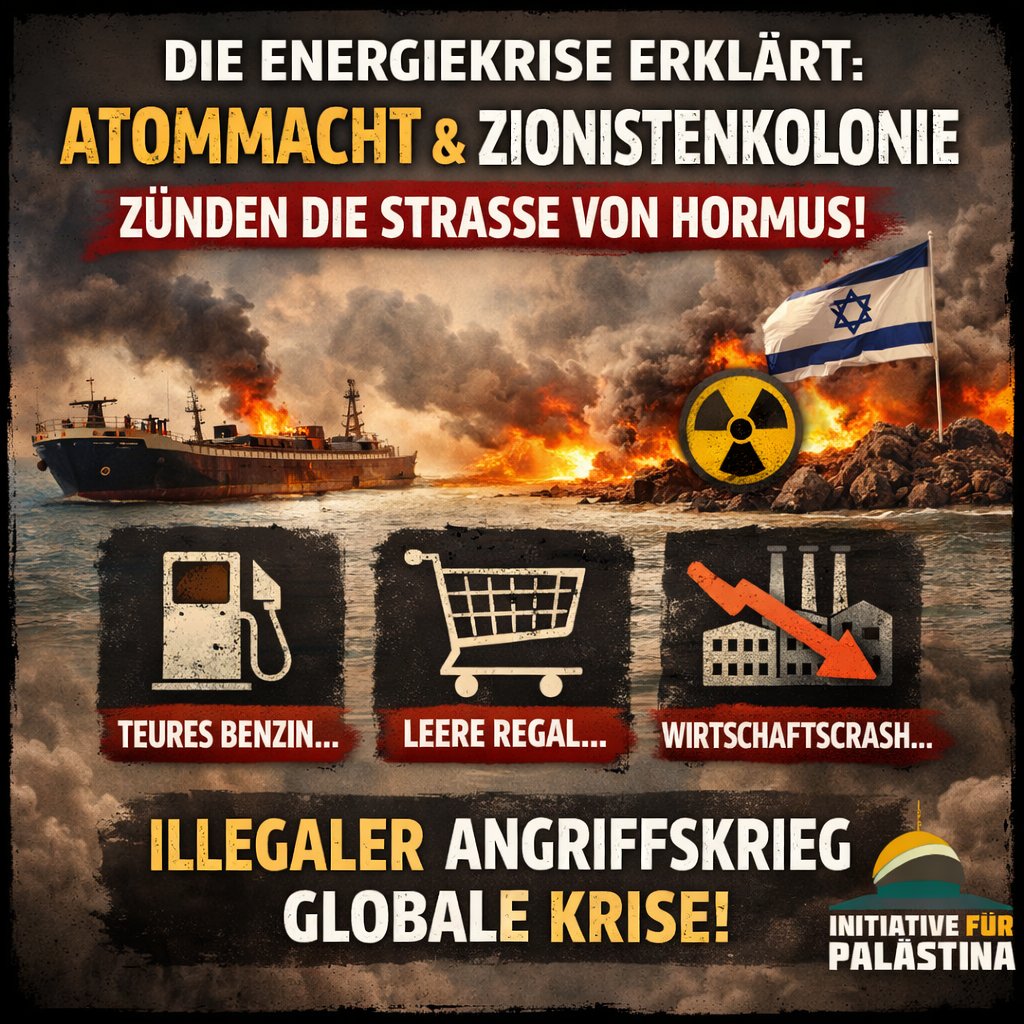 Die Tanker werden leer, die Preise explodieren, und plötzlich tut man so, als wäre das alles ein „unerklärlicher Marktmechanismus“.
Dabei ist es erschreckend simpel: Wer Angriffskriege führt, wer ganze Regionen destabilisiert und wer von einem „Großisrael“ träumt, der zündet