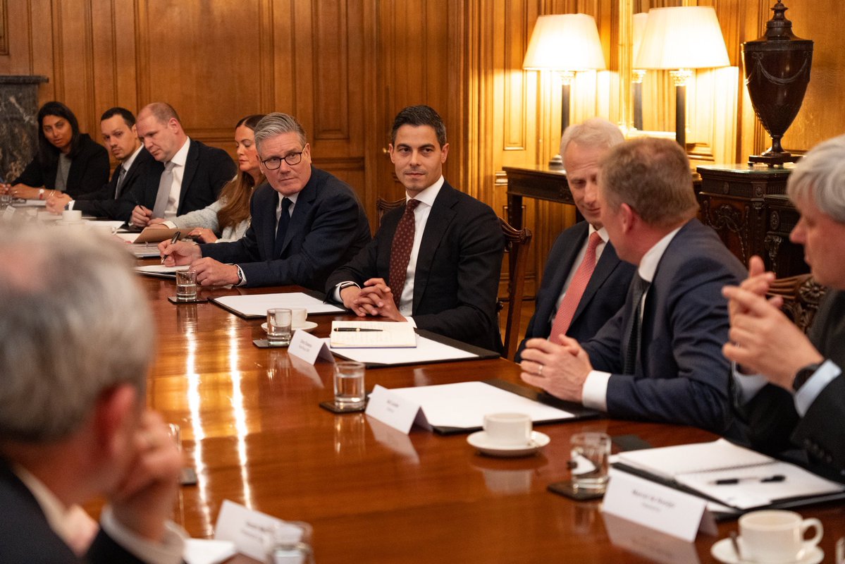 aamajnews_EN's tweet image. #PHOTOS
Rob Jetten, the Netherlands PM, met UK Prime Minister Keir Starmer in London to discuss rising geopolitical tensions, including security in the Strait of Hormuz, continued support for Ukraine, and cooperation on the energy crisis and long-term climate goals.

#aamajnews