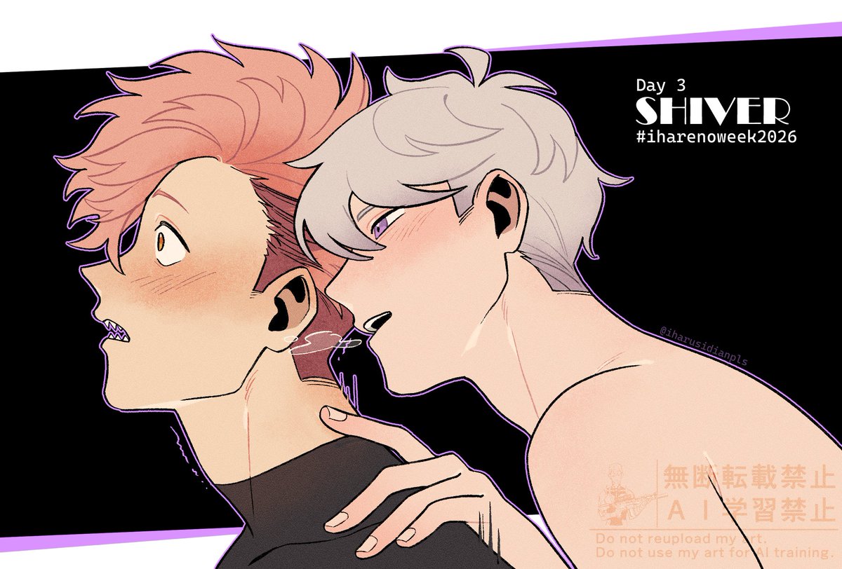 iharusidianpls's tweet photo. [ Day 3 - Shiver ]
Cold touches, warm breaths
#iharenoweek2026 #ihrnweek2026 🦈❄️ https://t.co/LW1yVOA9ei
