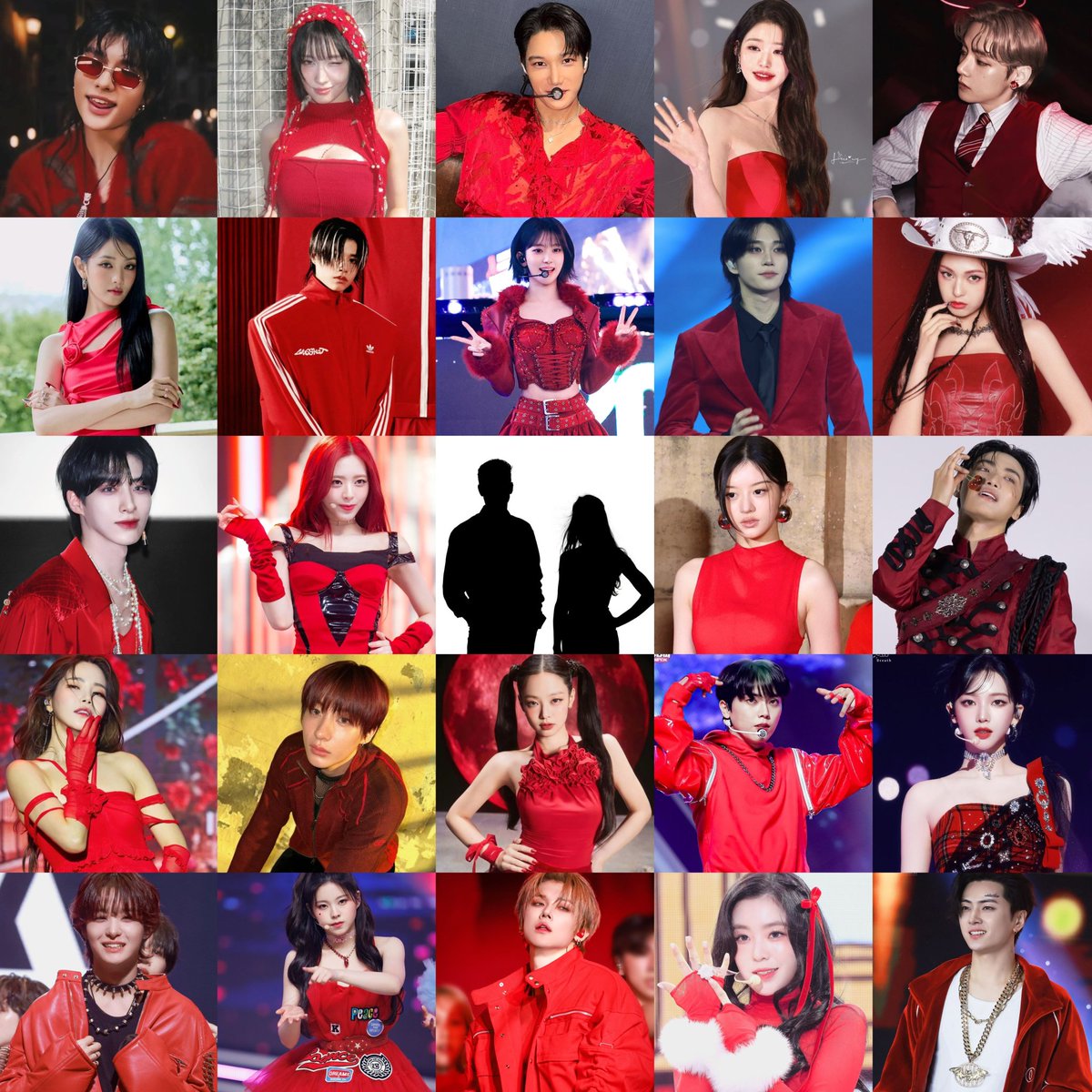 DreamCJen's tweet image. who in kpop owned the color red?