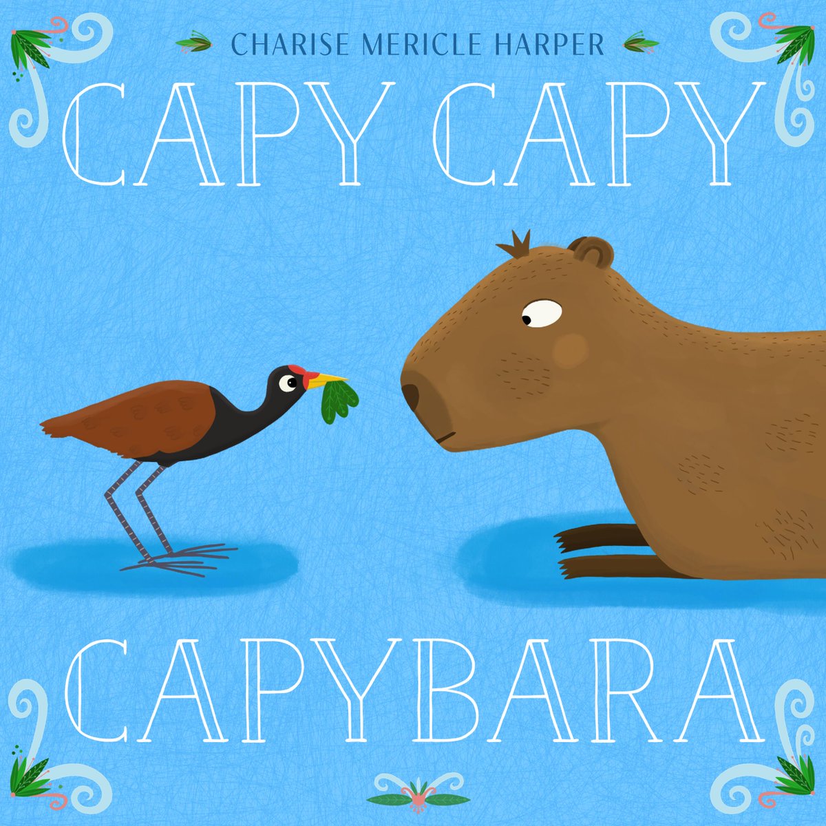 HBGCanada's tweet photo. Come with Capybara for an exciting adventure! CAPY CAPY CAPYBARA is a playful rhyming #picturebook about friendship that will have young readers saying, “Yay for Capybara!” Written and illustrated by @ChariseHarper, out today!

https://t.co/W6zwmqAaVR https://t.co/rK0K04aA3P