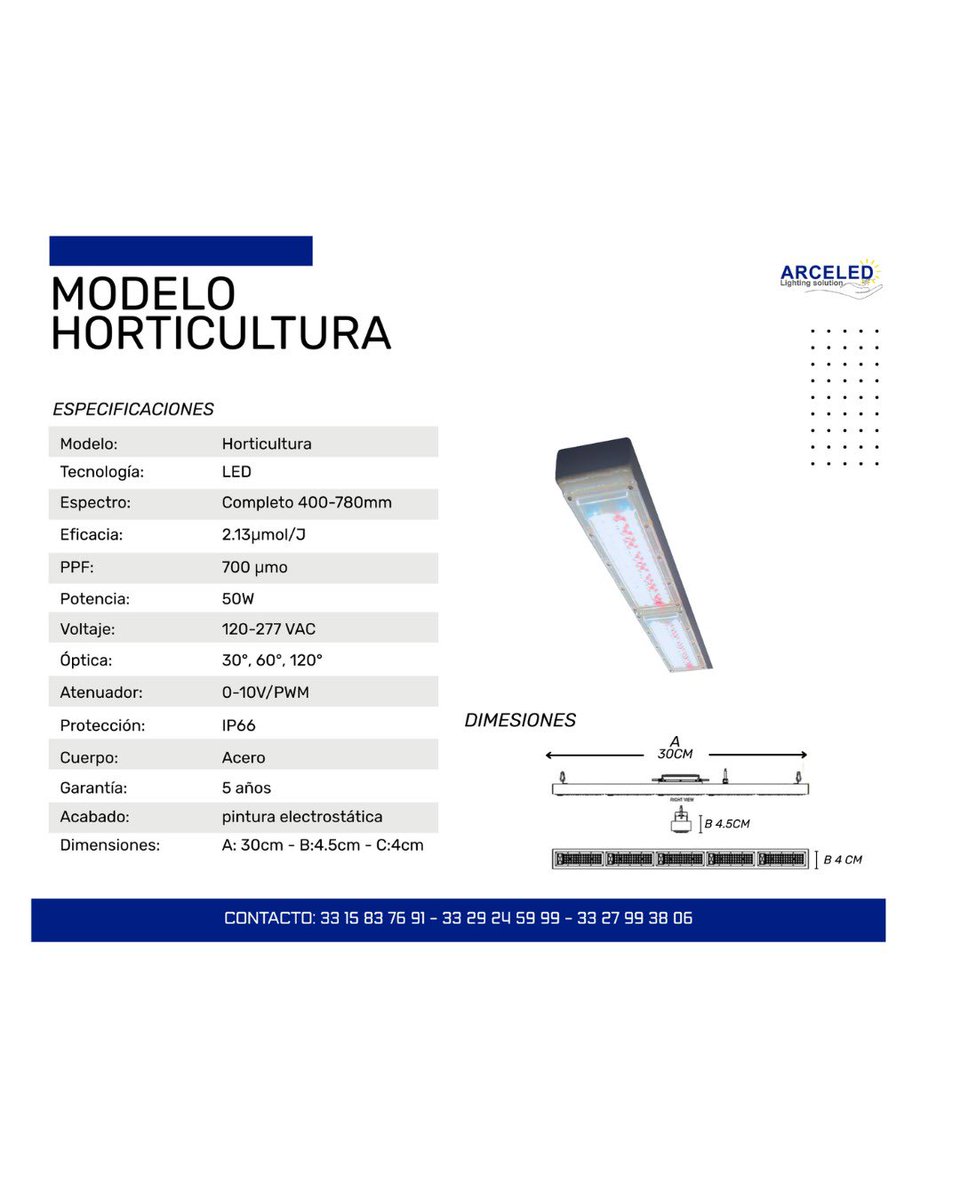arceiluminled's tweet image. 💡 Modelo: Horticultura
🔅 Potencia: 50W

Cotiza con nosotros: 
3327993806 / 3315837691

#iluminación #luminaria #led @seguidores @todos @destacar