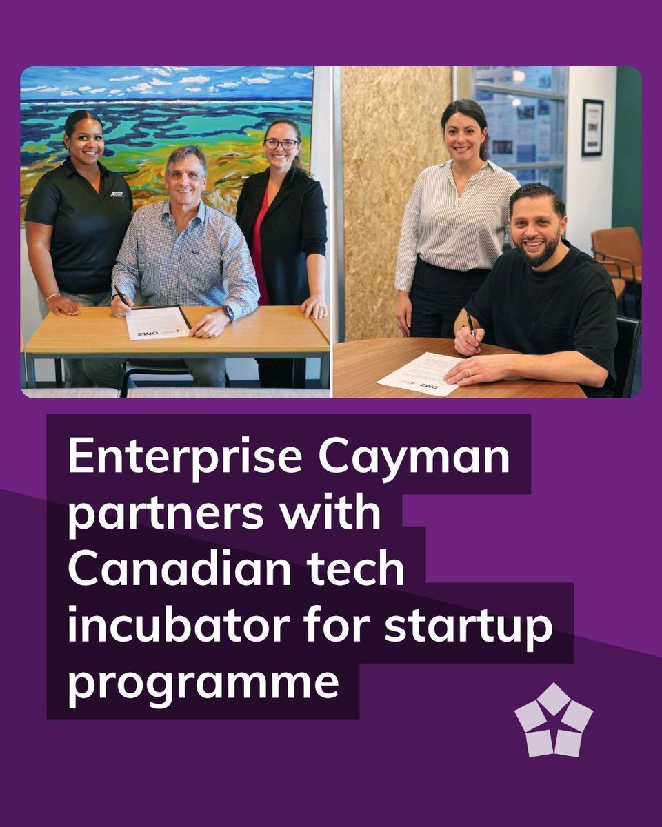 In the News: <a href="/EnterpriseKY/">Enterprise Cayman</a> has partnered with <a href="/TorontoMet/">Toronto Metropolitan University</a>’s startup incubator <a href="/dmzhq/">DMZ</a> and Cayman Enterprise City (CEC) to launch a new programme designed to support entrepreneurs. 

Read more via <a href="/cayCompass/">Cayman Compass</a>: hubs.ly/Q04bZL5d0