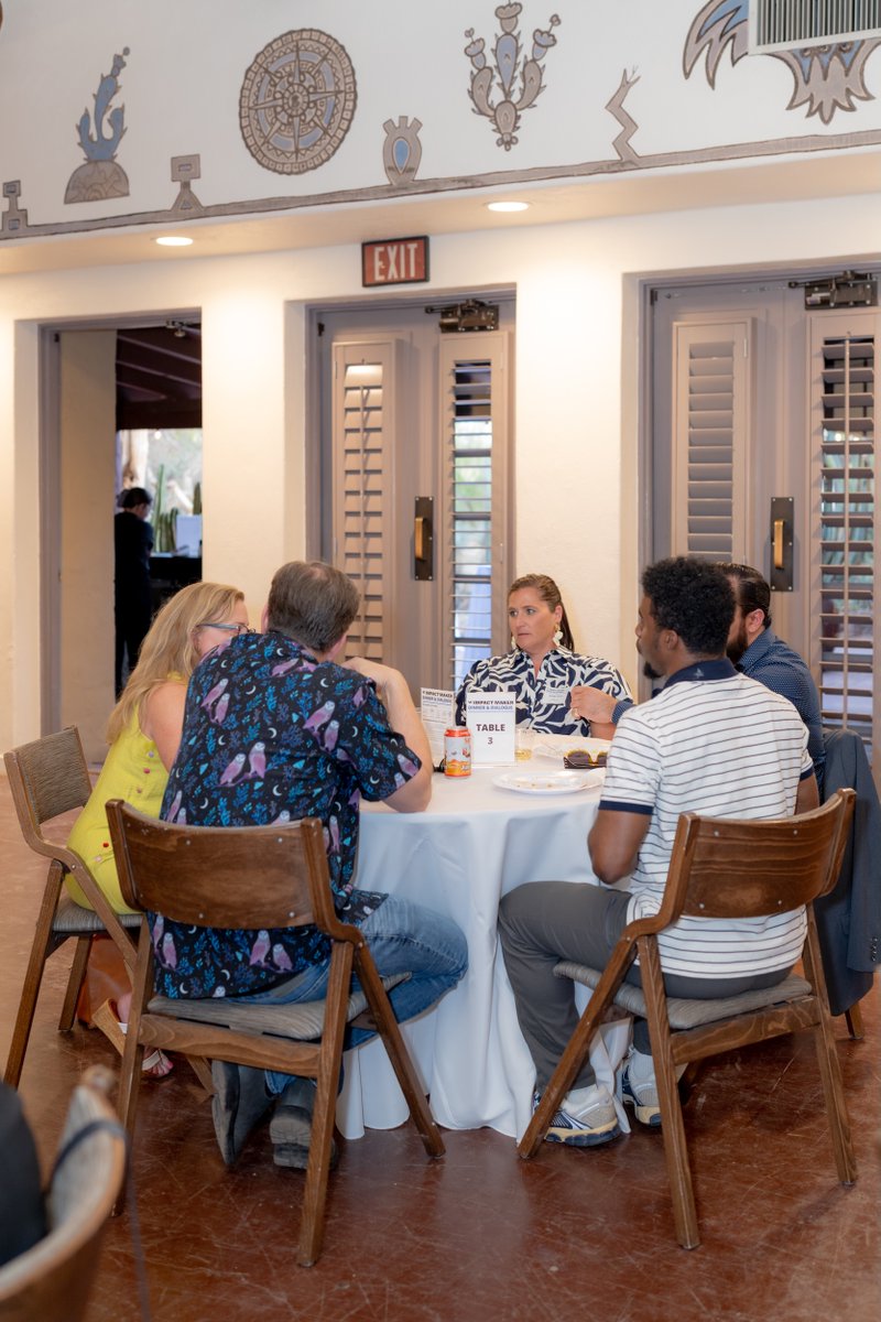 VLeadership's tweet photo. Last week, we hosted our largest Dinner &amp; Dialogue yet, bringing together 36 leaders from across the VL community for an evening of conversation &amp; connection.

Hosted at @dbgphx, it was a reminder of what’s possible when leaders show up &amp; engage. 📸 https://t.co/OV9sQa16He https://t.co/brp5Q7yUC2