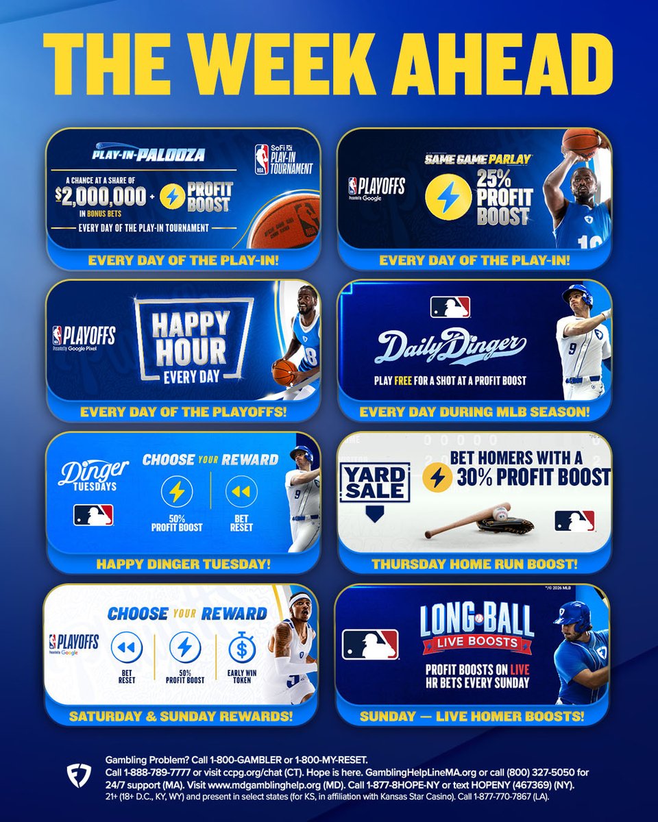 FanDuel Sportsbook tweet media