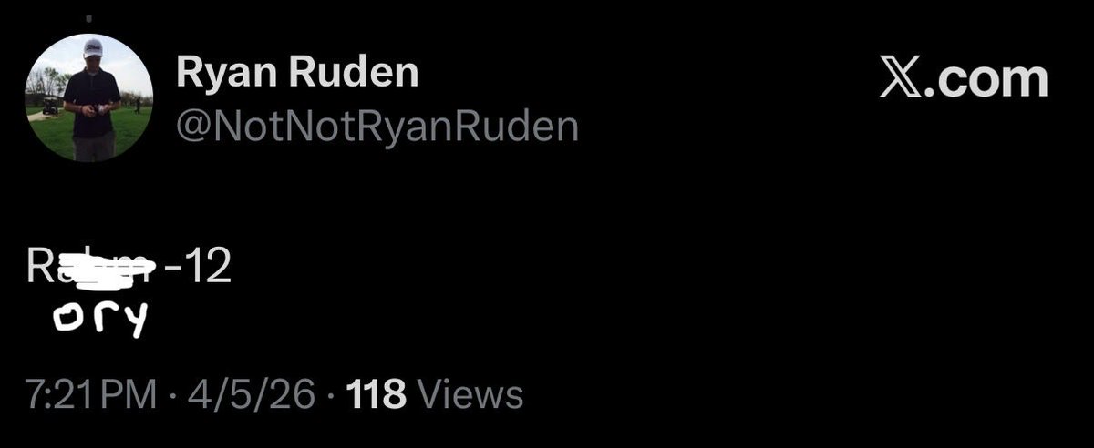 NotNotRyanRuden's tweet photo. @tweeth_mitchell I had it too 😎 https://t.co/HtFMtItII7