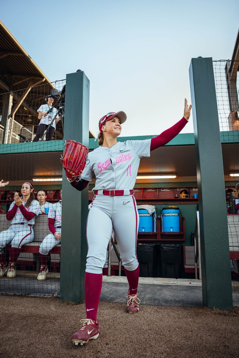 Don't miss your chance to get one of these Paint It Pink jerseys‼️‼️

The auction for these game worn jerseys will end on Monday, April 20 at 5 p.m. EST.

🔗noles.co/4cHmoK2

#Team43