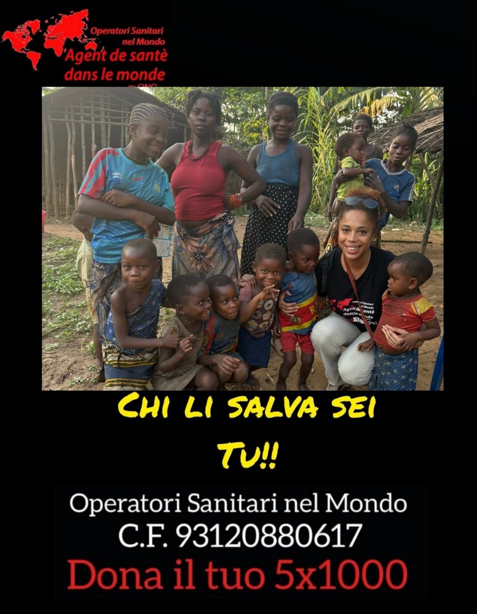 Ci aiutate on una semplice firma o se siete impegnati anche con un semplice repost grazie a chi ci aiuta ❤️
In #Italia e in #Africa hanno bisogno della tua firma.
Un semplice gesto per salvare i bambini dalla #malnutrizione e dalle #malattie.
Il tuo contributo del 5X1000 è