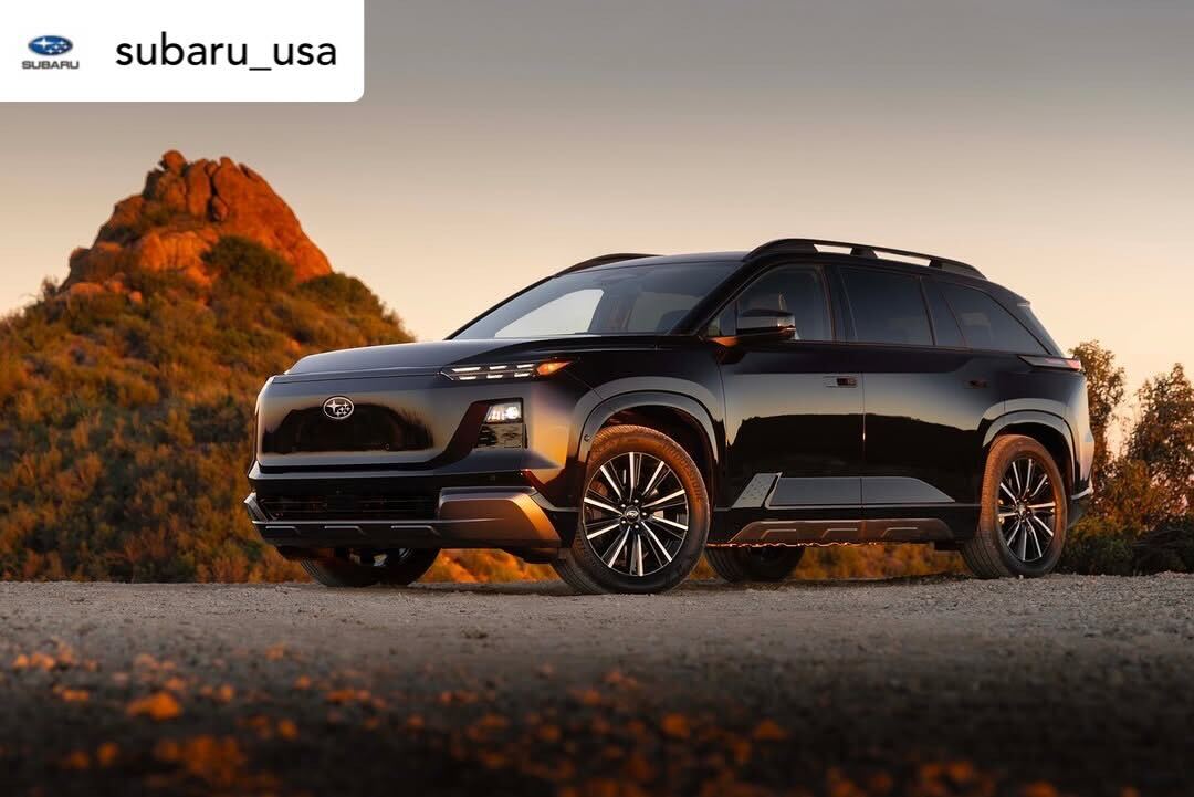 AtlanticSubaru's tweet photo. The all-new 2027 Subaru Getaway, an exciting, all-electric, 3-row SUV that was recently revealed at the New York International Auto Show! The Atlantic Subaru team cannot wait for this beauty to arrive.

Learn more about the most spacious Subaru EV yet: https://t.co/YNCxZha479 https://t.co/QZuGcjPN0T