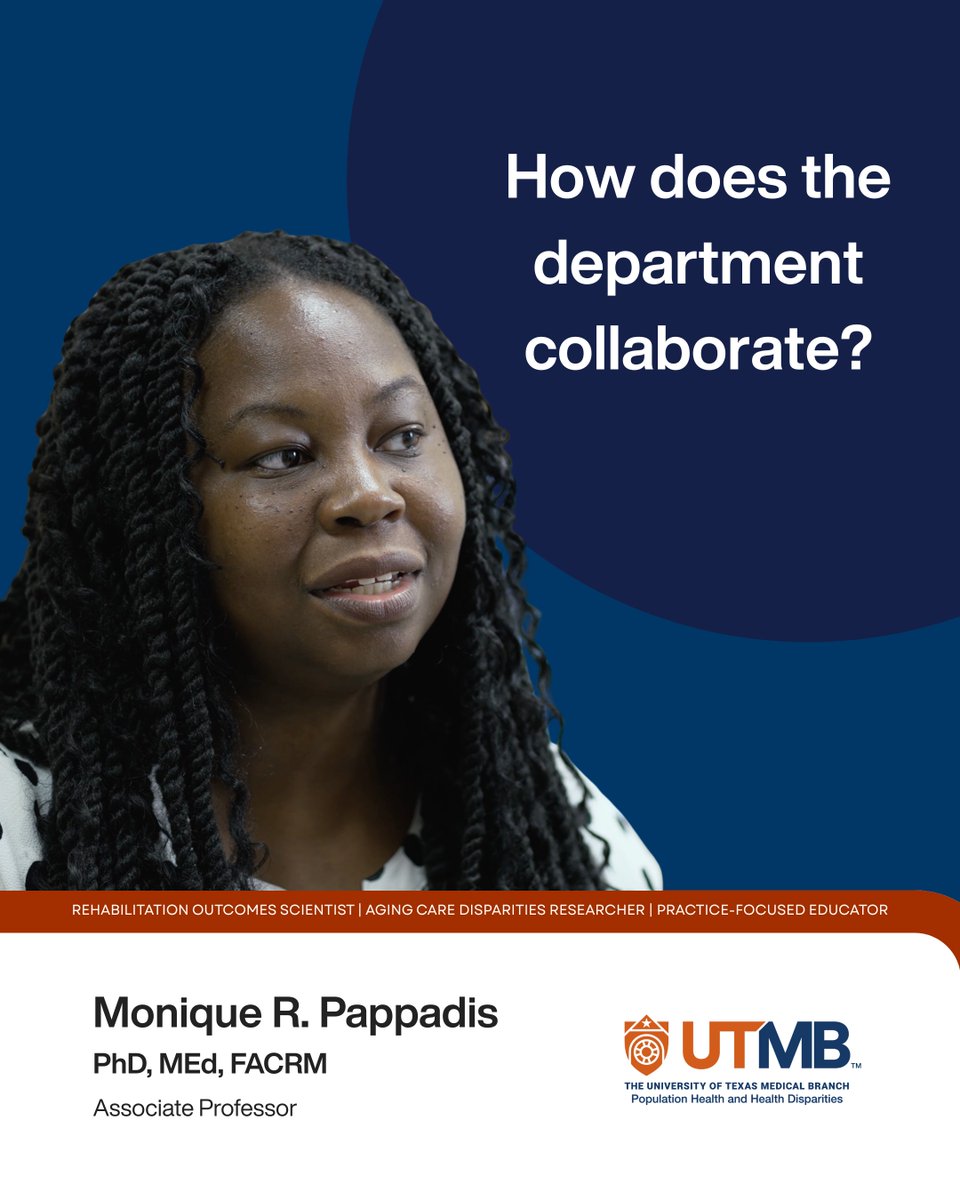 UTMB Population Health & Health Disparities tweet media