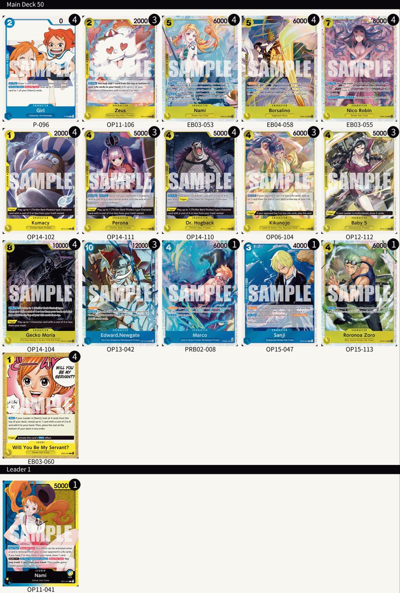 jfearney's tweet photo. Ended up getting 2nd at @CCG_Augusta Store Championship with 🔵🟡 Nami. Took my buddies list the night before and ran with it

Nats invite secured

1) YBell Luffy 1st ✅
2) PEnel 1st ✅
3) BG Brook 2nd ✅
4) GBonney 1st ✅
5) UY Nami 2nd ❌
6) RU Lucy 1st ✅
#optcg #onepiece https://t.co/NIquLwjrEj