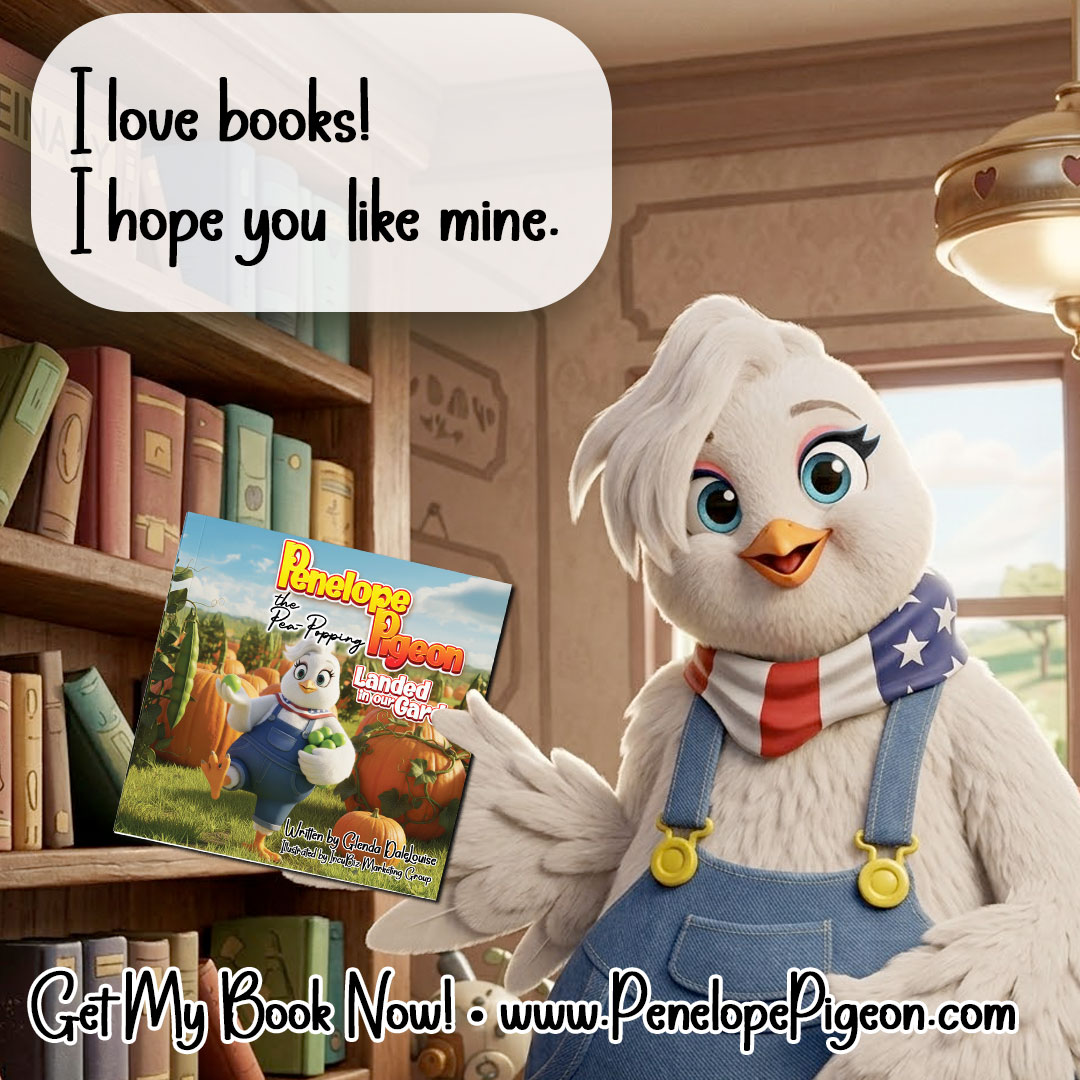 What do you think of my book?

Get my book on Amazon: amazon.com/dp/B0GBZYN2FS/
Visit my website penelopepigeon.com

#Penelope #peapoppingpigeon #childrensbook #childrensauthor #booksforchildren