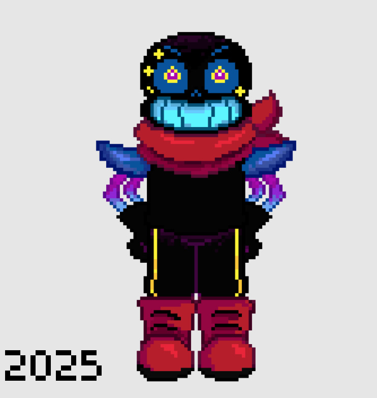 aguinhac_'s tweet photo. since my stylus pen has decided it no longer wants to live, i resorted into doing pixelart, and i decided to attempt to remake an old fanart of mine, because if i don't draw drawing gay skeletons i will have a seizure and die.
#blueberror #undertale #utmv #errortale #utau https://t.co/vmBd8IQnMF