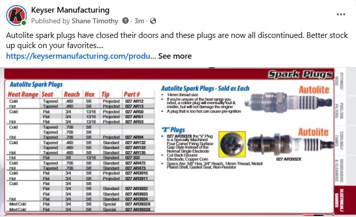 Keyser Mfg./Integra tweet media