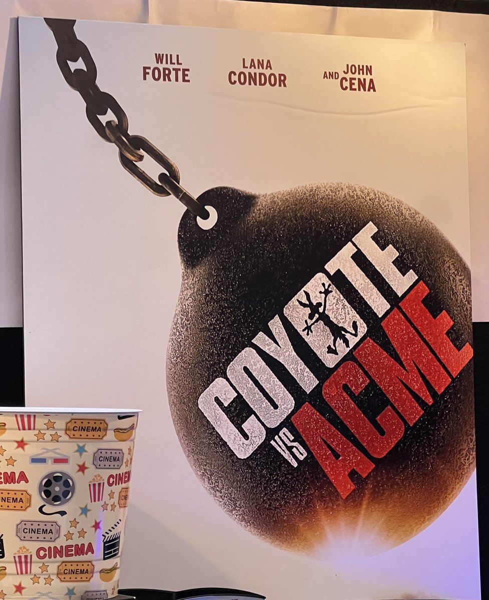 StevenRayByrd's tweet image. New Coyote vs Acme poster has dropped  at Cinema Con.  Hope the excitement level is starting to rise as marketing begins :) #coyotevsacme  What are your thoughts on the new poster ? I love it !