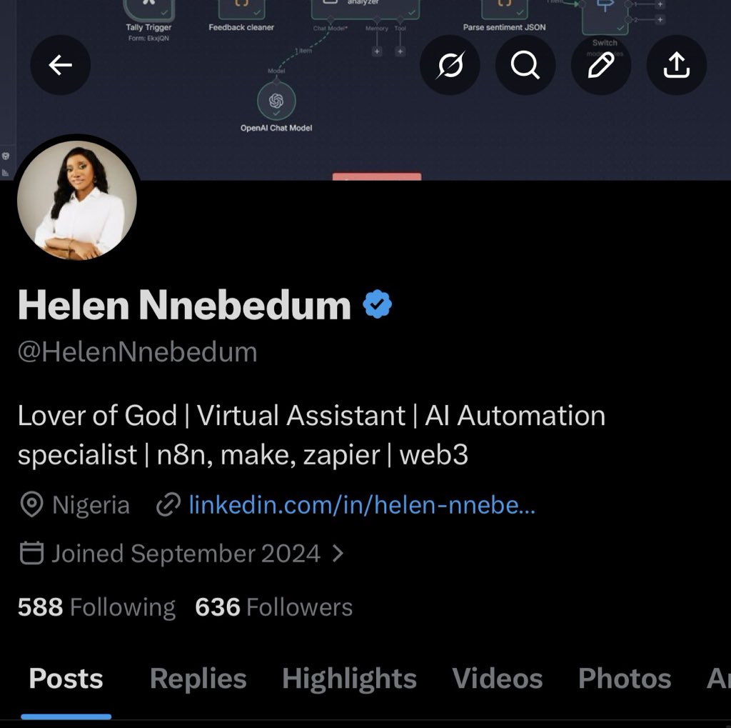 Helen Nnebedum tweet media