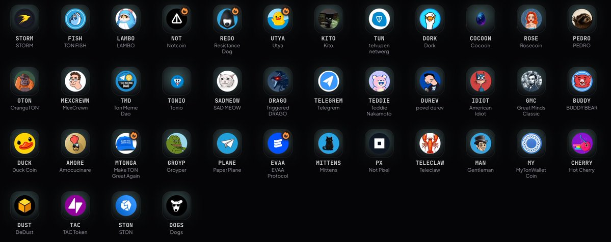 allTON_store's tweet image. We’ve added the major memecoins on $TON. 

Did we miss anyone?