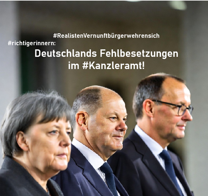 reimund15's tweet image. Wir können nicht mehr abwarten!
Die #Bürger müssen handeln!
Auf dem #Kanzlerstuhl haben wir zum drittenmal in Folge eine #Person, die für dieses Amt nicht geeignet ist.
Es sollte uns Sorgen machen, dass #Merz das #Versagen seiner Vorgänger #Merkel und #Scholz noch überbieten