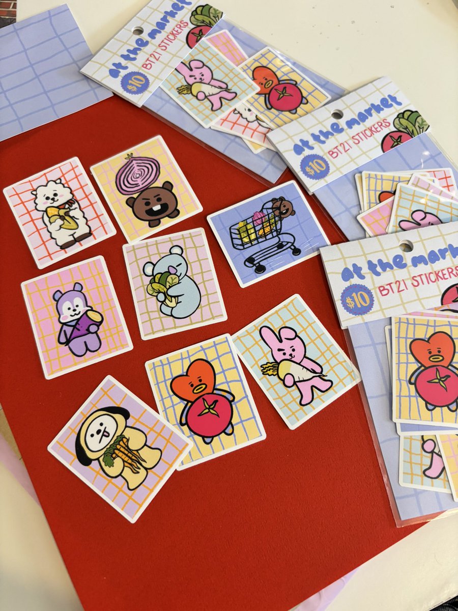 please also appreciate our bt21 produce market journaling stickers 🥦🥕🍅🌽 butteredtoastshop.etsy.com/listing/448863…