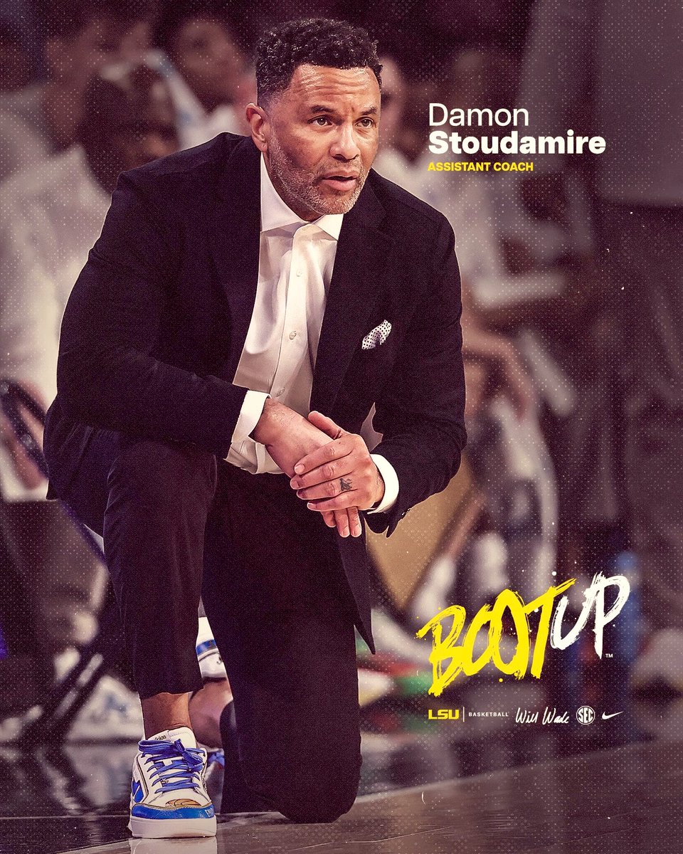 hoopdreamsbball's tweet image. Huge congrats to my Brethren’s &amp;amp; Portland OG Damon Stoudamire (@Iambiggie503) on joining the @LSUBasketball staff!! #BootUp 💜💛