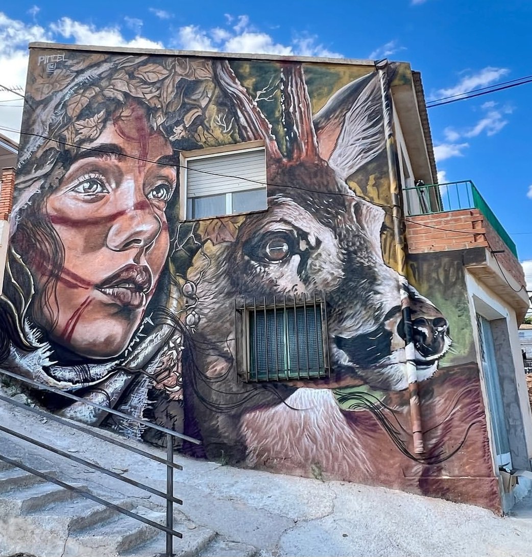 nouatre's tweet image. #streetart. #urbanart. #mural
By : Felipe Pincel