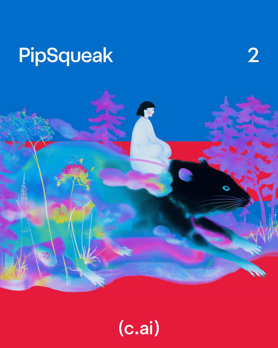 character_ai's tweet image. PipSqueak 2 just entered the chat ･:*｡･:*三ᘛ⁠⁐̤⁠ᕐ⁠ᐷ

better memory, more expressive, and less repetitive.
PSQ2 lets your Character stay in character more reliably✨

c.ai+ members will have early access starting today, with all free users getting access in early May!
go