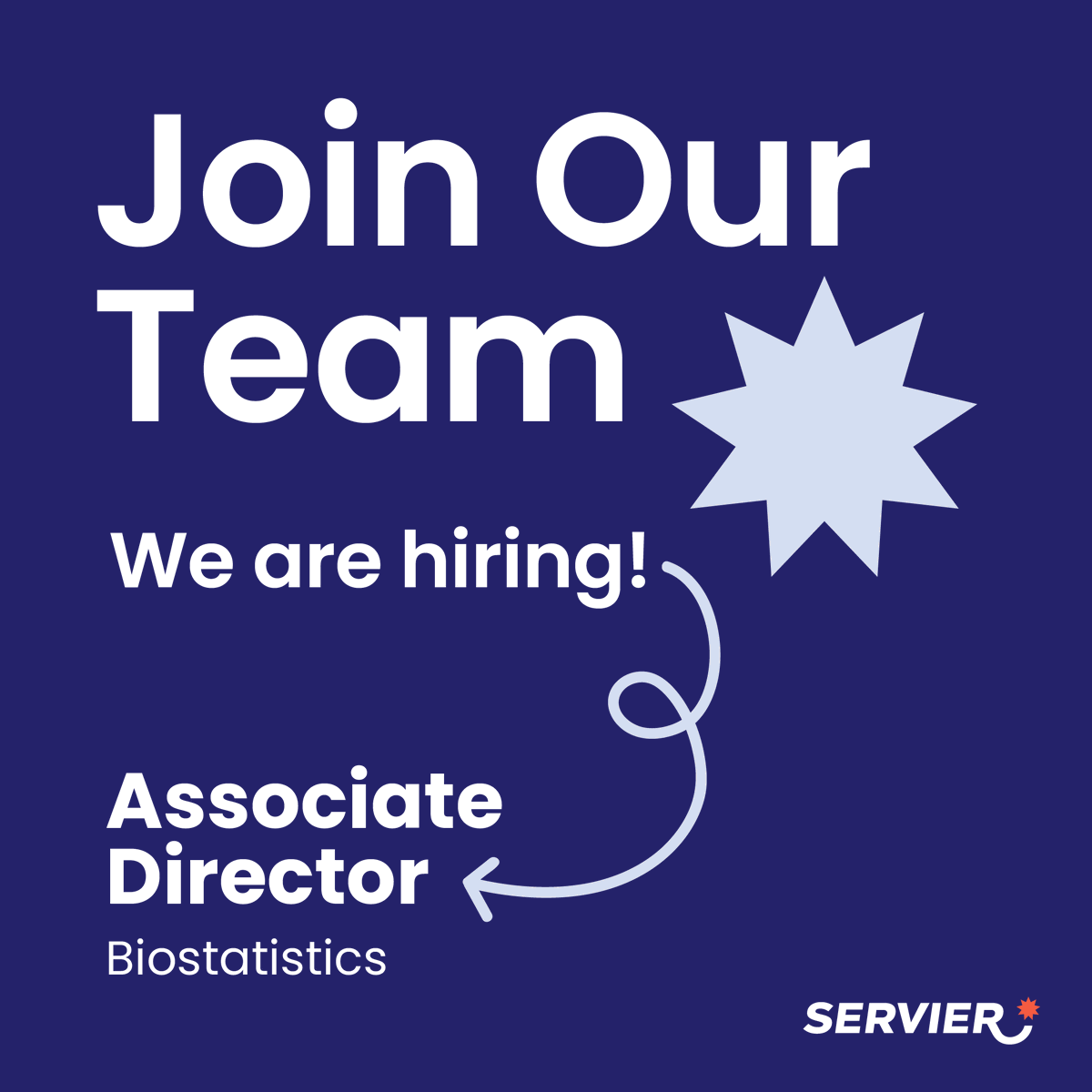 ServierPharma's tweet image. Data play a critical role in improving patient outcomes.

#Servier is #hiring an Associate Director, #Biostatistics to generate real-world evidence that informs key decisions. Passionate about healthcare evidence? Apply here: lnkd.in/eg_icTHp