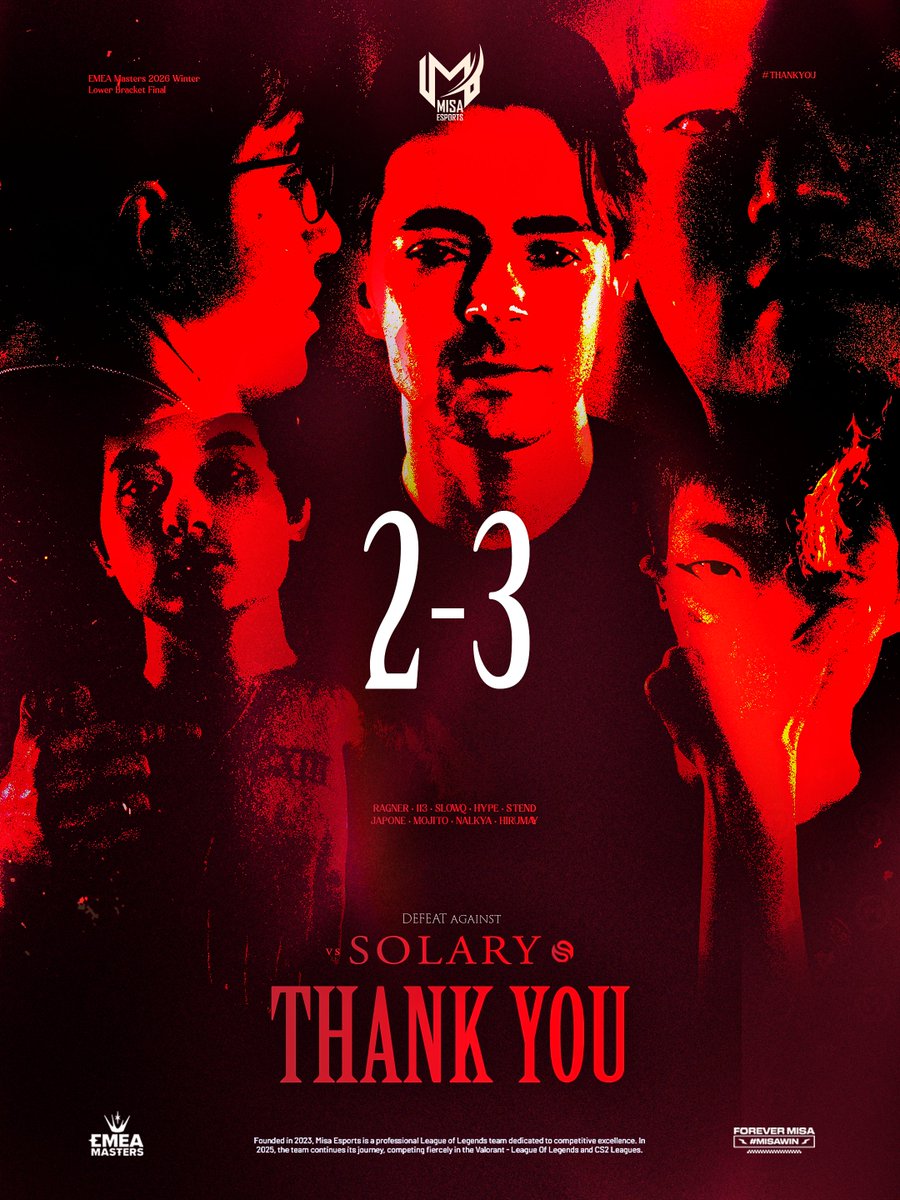 Misa Esports tweet media
