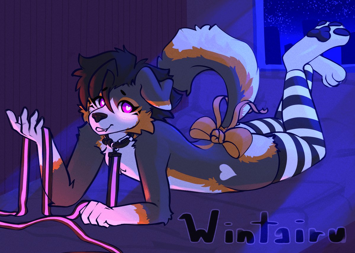 He is sleepy, yes he is very sleepy, he just wants headpats :D