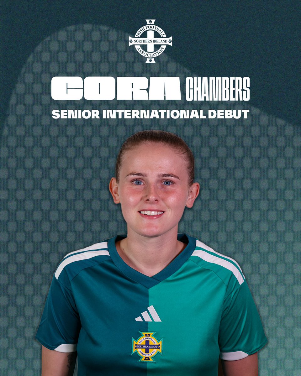 NorthernIreland's tweet image. Cora Chambers  makes her senior debut at Mourneview Park 💚🤍 #GAWA #TogetherWeThrive