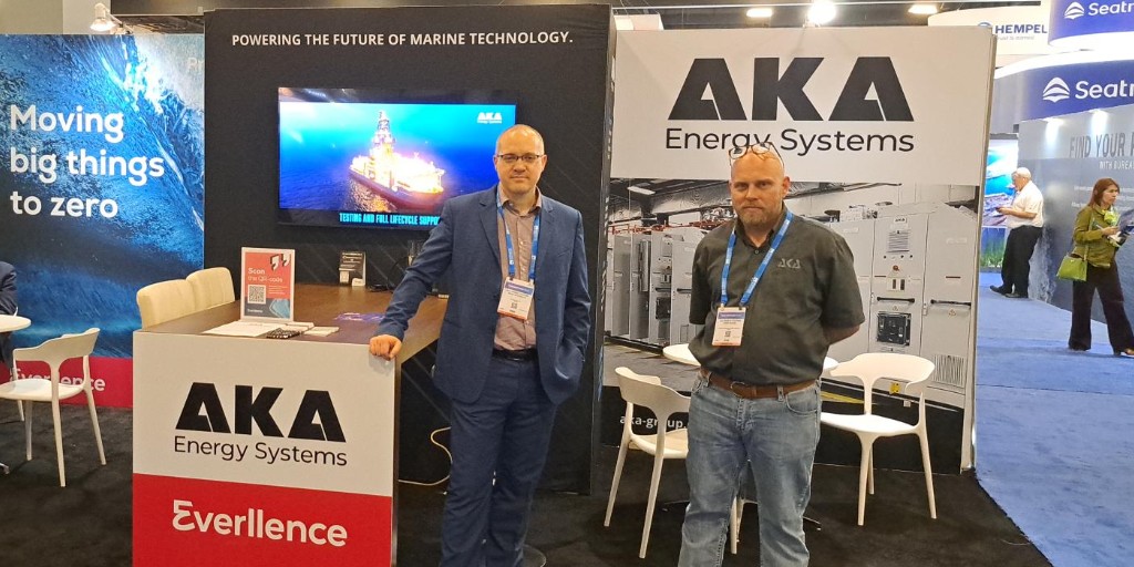 aka_group's tweet photo. At Seatrade Cruise Global in Miami 🌴⚓

Visit us at Booth #1277 with Everllence 🤝

Exploring the future of marine energy &amp; propulsion ⚡🌊

#Seatrade #CruiseIndustry #MarineInnovation https://t.co/CsoUtBXoER
