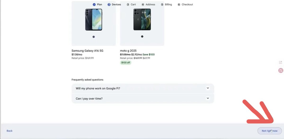 Ronniei0's tweet image. Google Fi Wireless，美国原生手机号，能注册接收海外各种app，也能转入Google Voice

注册网站:
fi.google.com

以下是教程，仅用0.01美元注册一个0月租的美国手机号⬇️