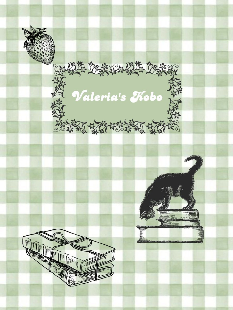 Se vi chiamate Valeria e avete un kobo ho fatto questo wallpaper da usare, prendetelo se vi piace 🥹