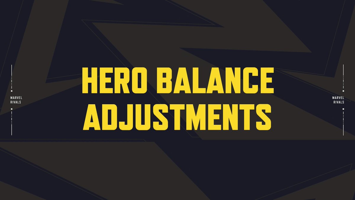 mmmmmmmmiller's tweet image. ‼️ PREVIEW: SEASON 7.5 HERO BALANCE UPDATE

📉 NERFED:
Everyone's CC (+ additional nerfs for Deadpool [Vanguard], Elsa Bloodstone, Hela, Cloak &amp;amp; Dagger, Jeff)
📈 BUFFED:
Emma Frost, Peni Parker, Adam Warlock, Luna Snow, Ultron
📊 CHANGED:
Human Torch, Winter Soldier
#MarvelRivals