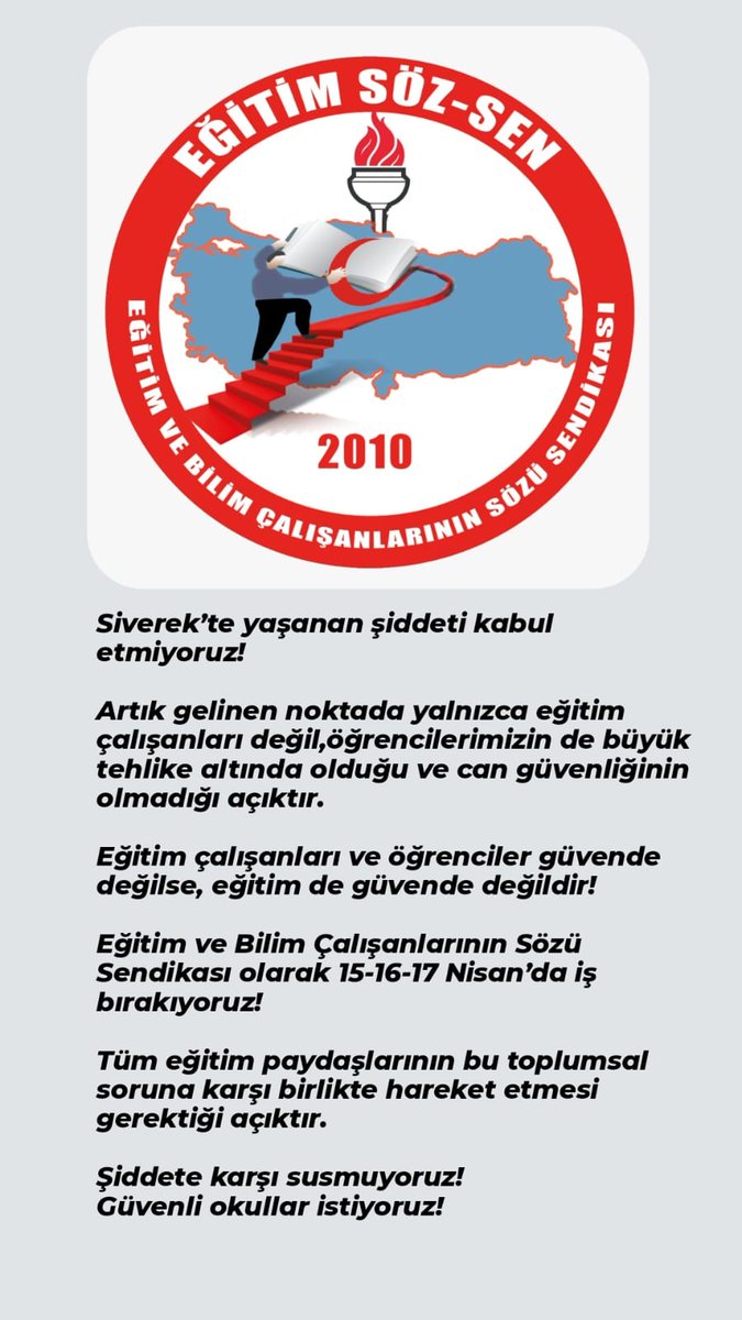 Nihat AYDIN Eğitim Söz-Sen Gen.Bşk. tweet media