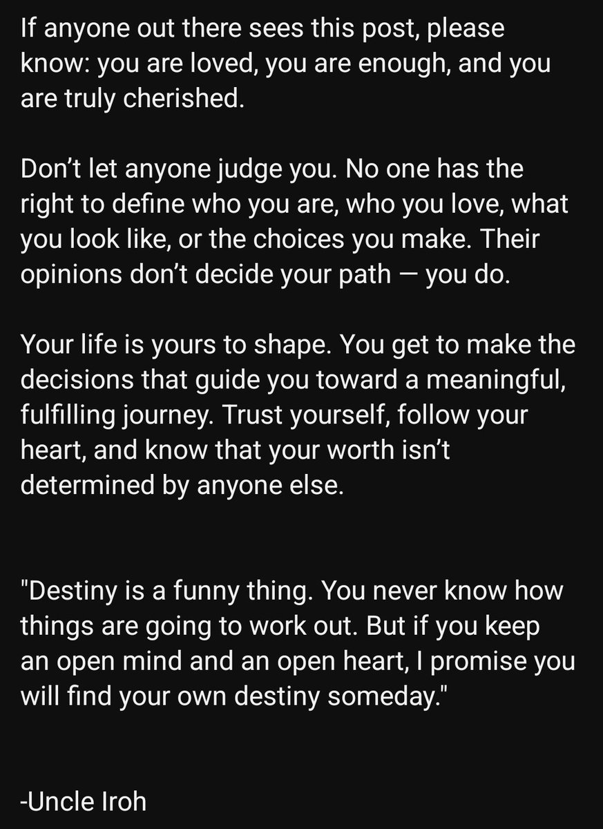 WhySamhere's tweet photo. Since Twitter/X won't let me type out the whole entire thing but I feel like you guys could use this.

To remember what your worth is. https://t.co/qgHokm4T2E