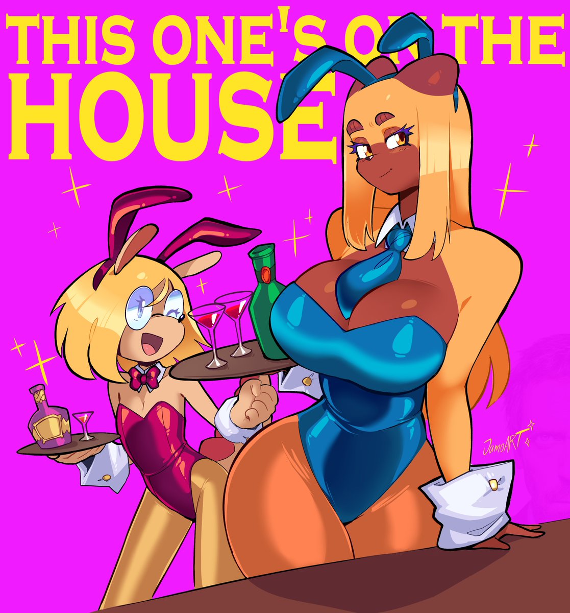 Jamo_ART's tweet photo. It's bunny month! https://t.co/xNaaHJFUYO