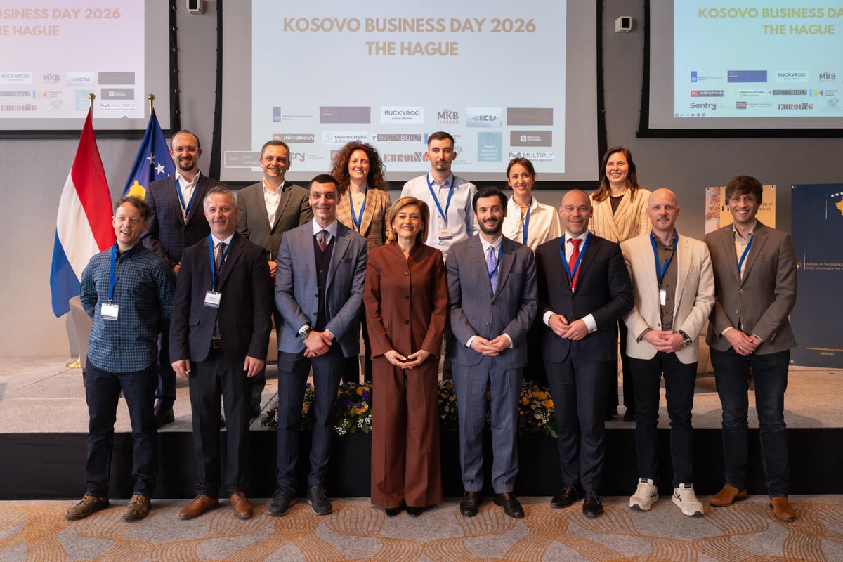 Shpend_Lila's tweet photo. Po mendoj që kemi bërë punë të mirë sot, për promovimin e Kosovës para 140 bizneseve, investitorëve dhe agjensioneve shtetërore të Holandës.

Faleminderit për mundësinë Ambasadës tonë në Hagë @KSinNL dhe Ambasadorit @DrenDoli. Edhe faleminderit komunitetit të Innovation Centre Kosovo @ICKosovo, që ka njeri çka me kallxu.

Me gjithë sfidat, Kosova është perlë 🫶