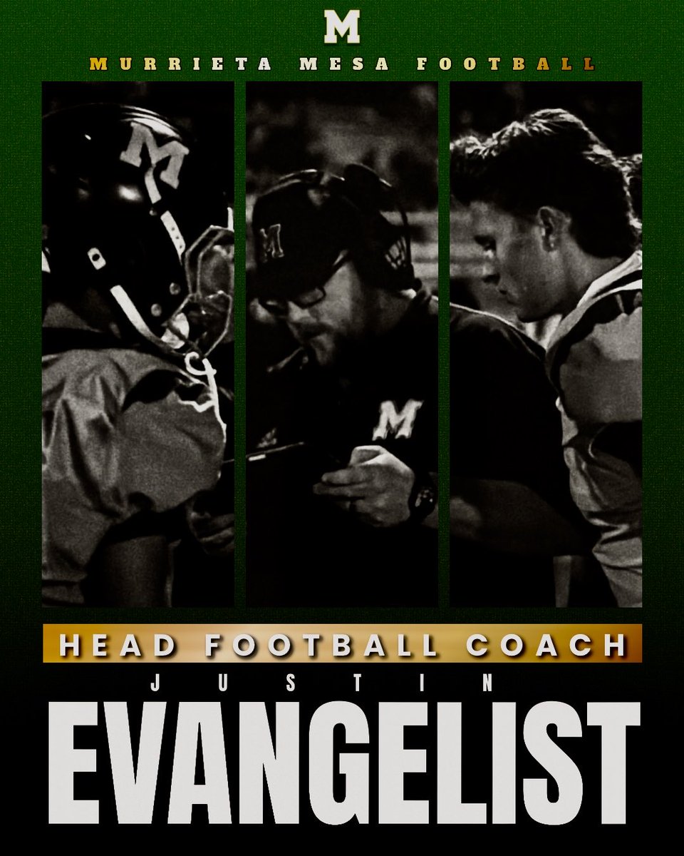 RamsFootball951's tweet photo. Welcome our NEW Head Coach @jevangelist24 https://t.co/marE1bVxEU