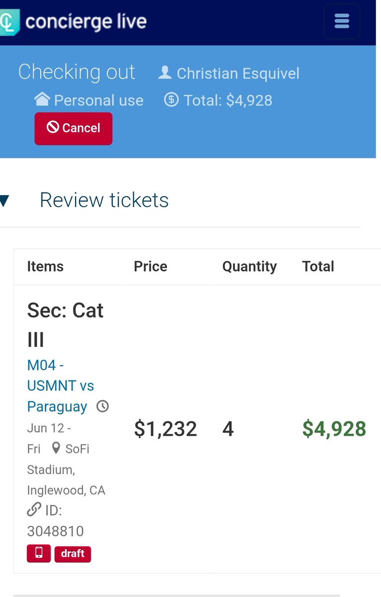 Chris120778's tweet image. #USSoccer just sent out an email offerto its insiders/supporter for tickets to #USAParaguay opening match at #SoFi 
Cat 1 , 2 and 3 tickets still overpriced AF. Get your heads out of your ass!!! 
#FIFA 
#OnLocation