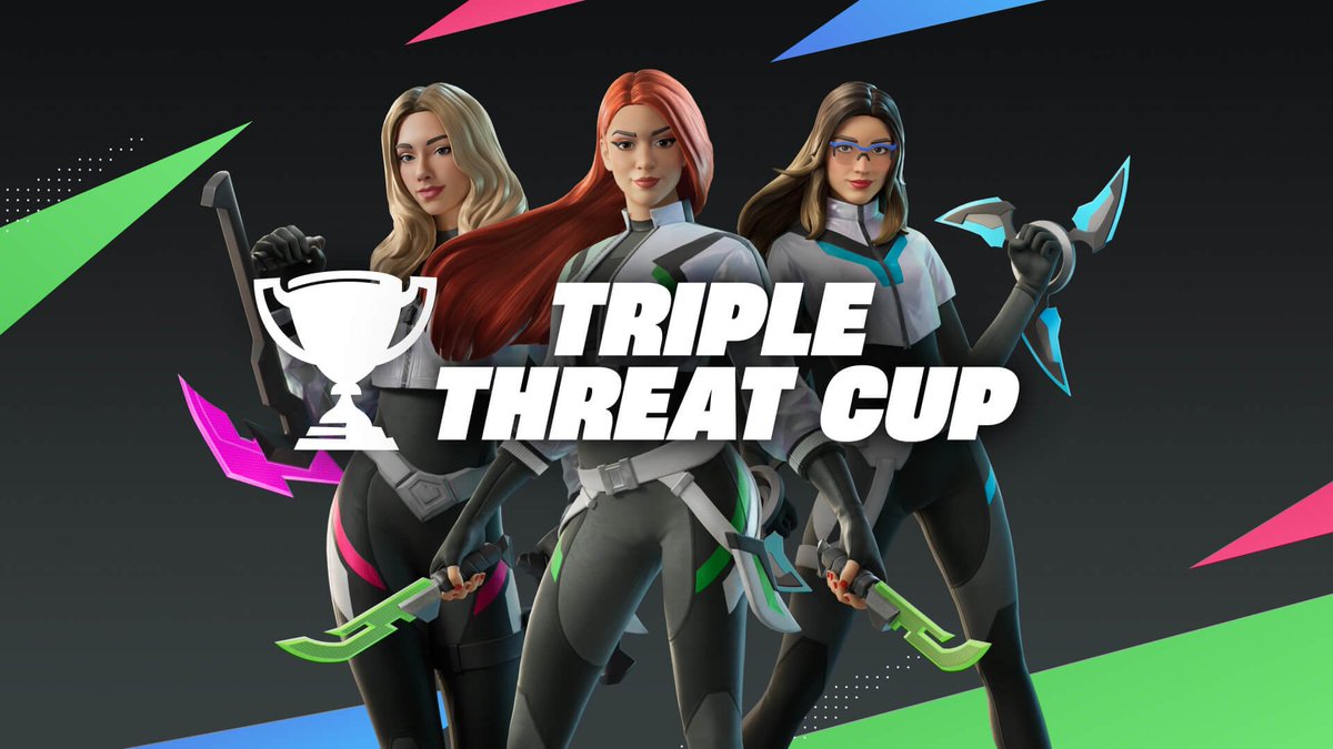 The Triple Threat Cup is now in the API:

Triple Threat Cup
Drop into the Triple Threat Cup! Compete for a chance to earn Reddysh, Sommerset and Moxie cosmetic rewards before they hit the shop. Good luck and have fun!

There's also a mobile cup!