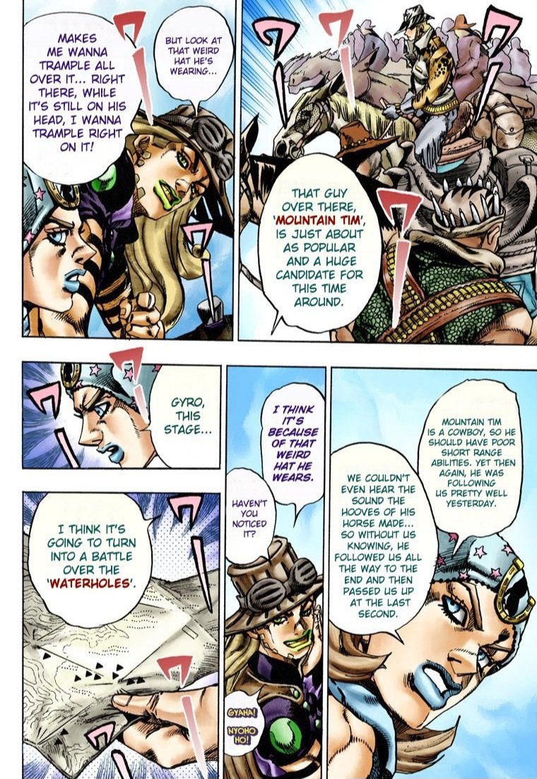 I love how gyro is so focused on his hat and making fun of it while johnny just doesnt gaf